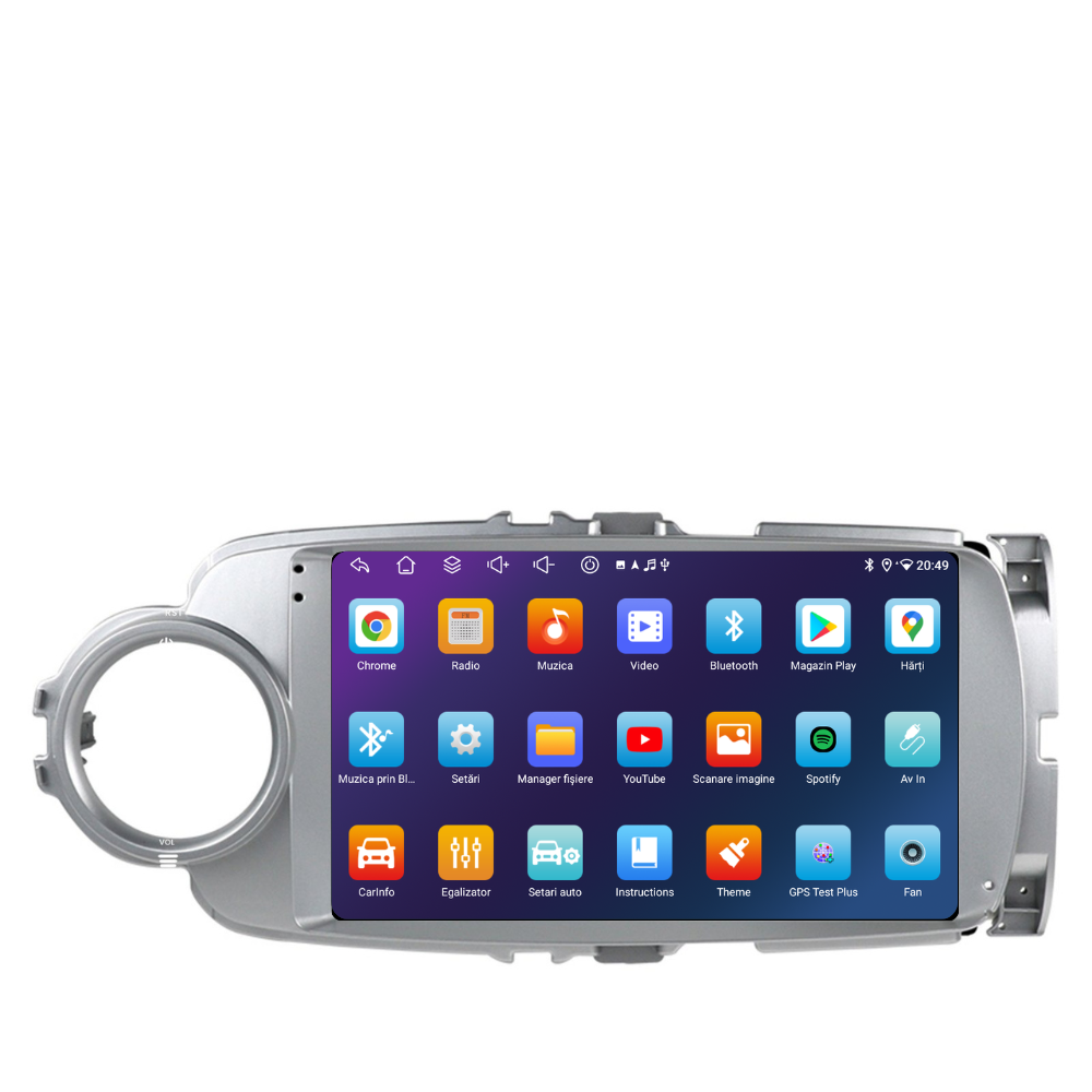 Navigatie Toyota Yaris (2012-2017), Ecran 9 inch, 6GB RAM 128GB, 8-core [4]