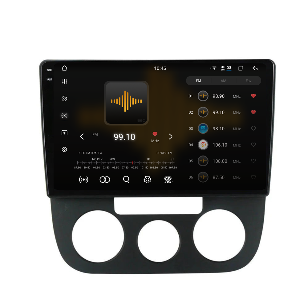 Navigatie Volkswagen Golf 5(2004-2009), Android, Ecran 10 inch 2K, 12GB RAM 256GB, 8-core [2]