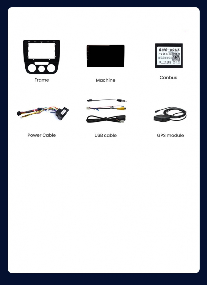 Navigatie Volkswagen Golf 5 (2004-2009) Jetta (2004-2009), Android, 1GB RAM 32GB, carplay / android auto,waze,youtube [7]