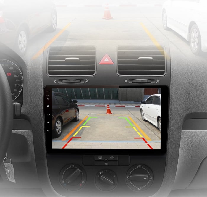 Navigatie Volkswagen Golf 5 (2004-2009) Jetta (2004-2009), Android, 1GB RAM 32GB, carplay / android auto,waze [4]