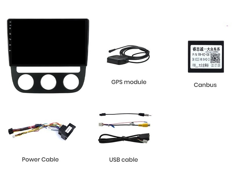 Navigatie VW Golf 5 (2004-2009), Android, Ecran 10 inch, 2GB RAM 32GB [7]