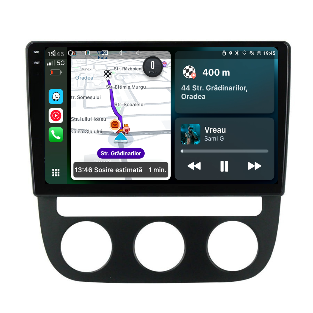 Navigatie VW Golf 5 (2004-2020), Android, Ecran 10 inch, 6GB RAM 128GB [4]