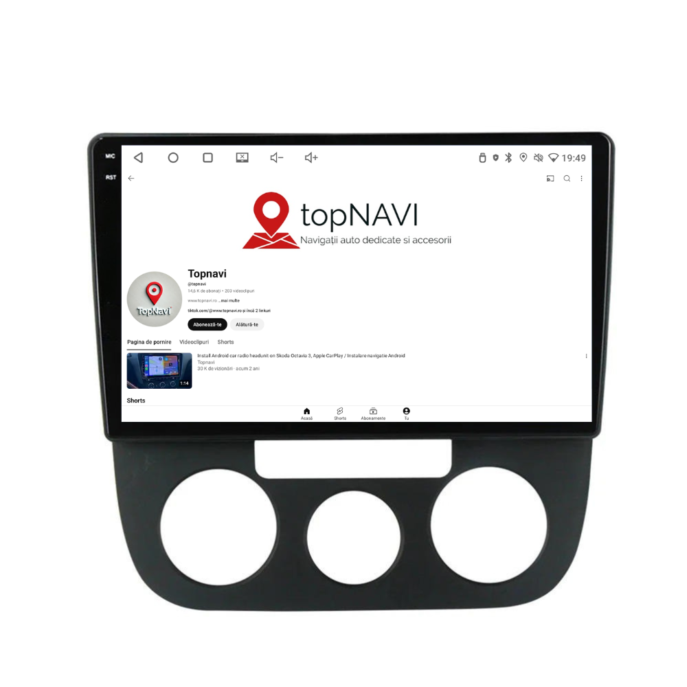 Navigatie Volkswagen Golf 5(2004-2009), Android, Ecran 10 inch, 8GB RAM 256GB [7]
