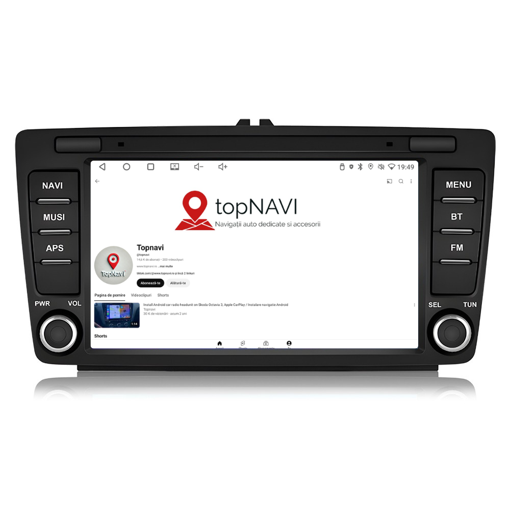 Navigatie Skoda Octavia 2 (2004-2013), Ecran 7 inch, 4GB RAM 64GB 4core [3]