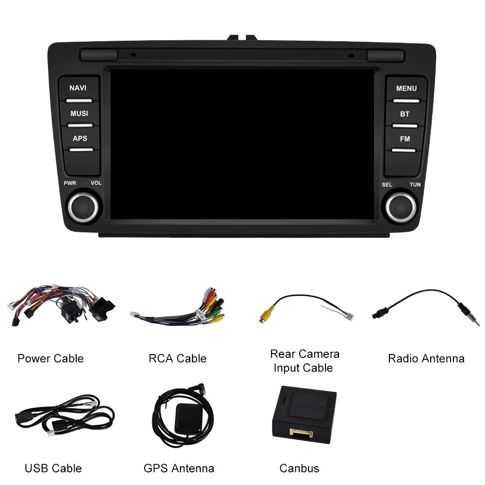 Navigatie Skoda Octavia 2 (2004-2013), 1GB RAM 16GB, 8 inch [7]