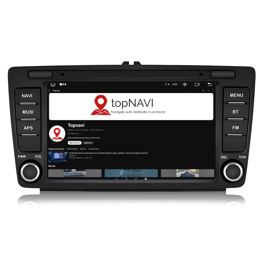 Navigatie Skoda Octavia 2 (2004-2013), Ecran 7 inch, 4GB RAM 64GB 4core [2]