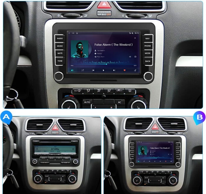 Navigatie VW Golf 6 (2009 - 2013), Android, Ecran 7 inch, 1GB RAM 32GB [5]