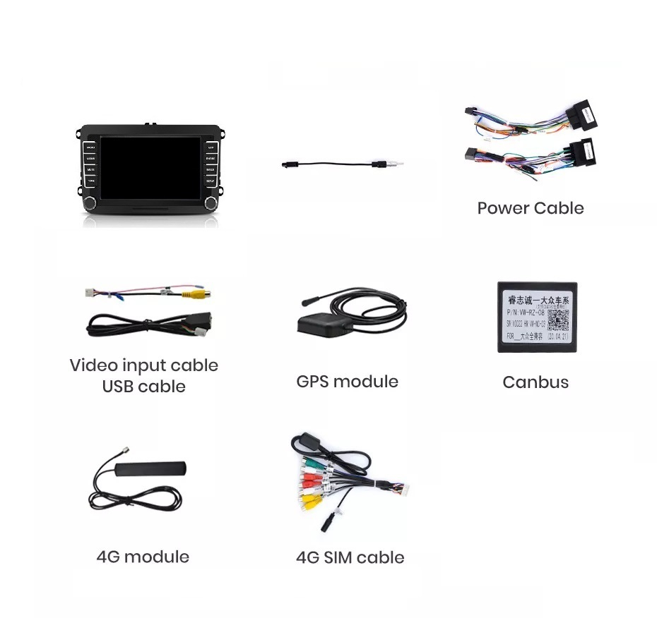 Navigatie VW Touran (2003-2015), Android, Ecran 7 inch, 4GB RAM 64GB [9]
