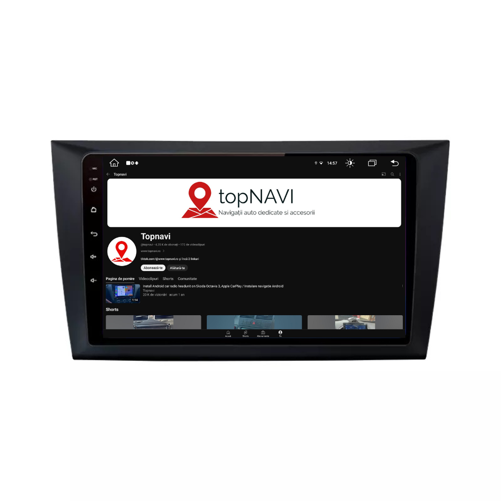 Navigatie Volkswagen Golf 6 2009-2012, Android 12, 1GB RAM 32GB, google maps, youtube, wifi, waze, bluetooth [2]