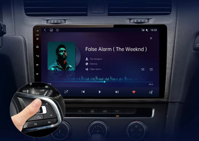 Navigatie Volkswagen Golf 7, Android 12, 1GB RAM 32GB, google maps, youtube, wifi, waze, bluetooth [4]