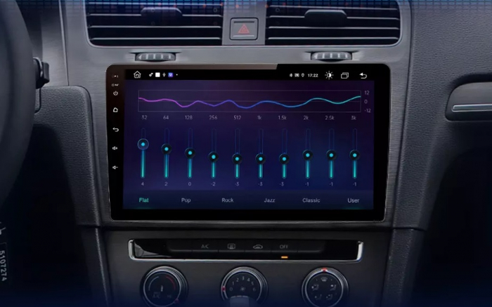 Navigatie Volkswagen Golf 7, Android 12, 1GB RAM 32GB, google maps, youtube, wifi, waze, bluetooth [6]