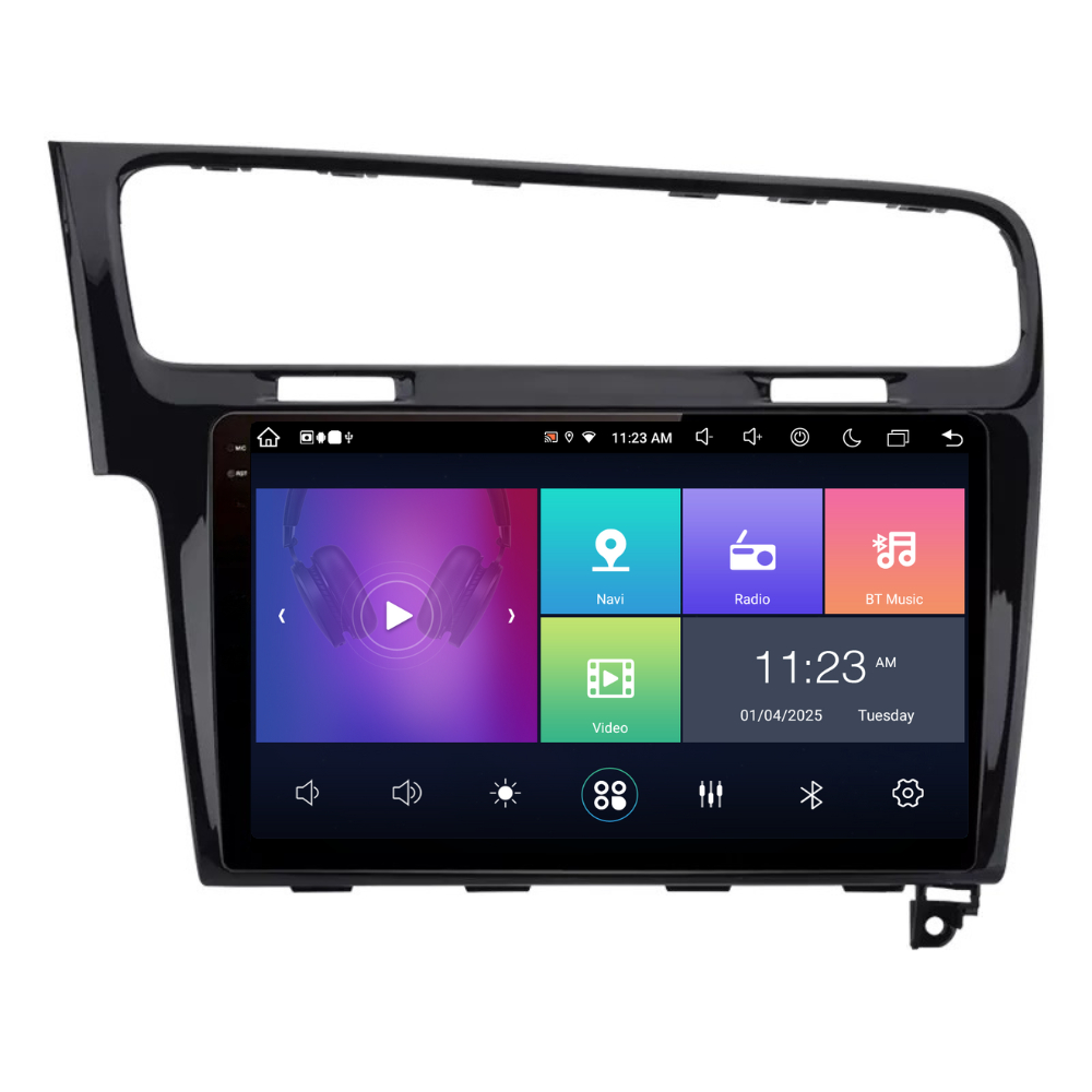 Navigatie Volkswagen Golf 7 (2012-2017), Android, Ecran 10 inch, 4GB RAM 64GB, 8-core, negru [5]