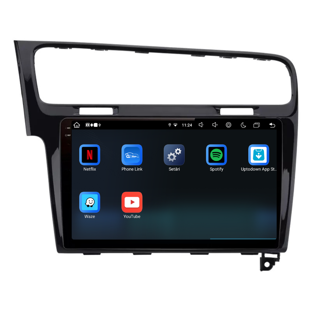 Navigatie Volkswagen Golf 7 (2012-2017), Android, Ecran 10 inch, 4GB RAM 64GB, 8-core, negru [3]