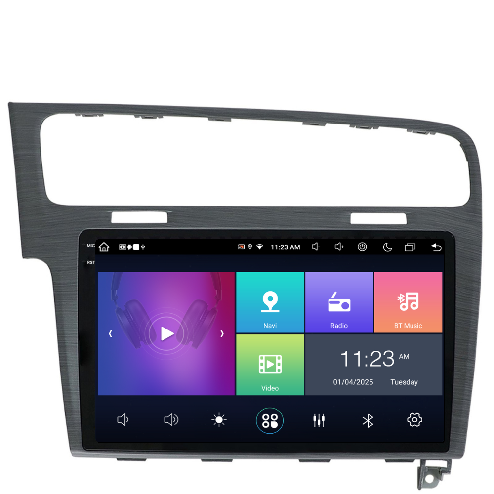 Navigatie Volkswagen Golf 7 (2012-2017), Android, Ecran 10 inch, 4GB RAM 64GB, 8-core, gri [5]