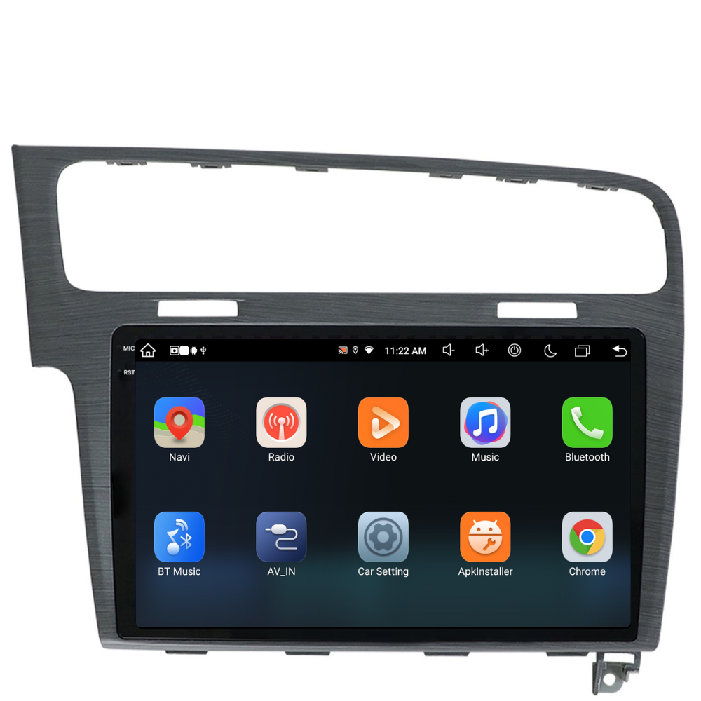 Navigatie Volkswagen Golf 7 (2012-2017), Android, Ecran 10 inch, 4GB RAM 64GB, 8-core, gri [4]
