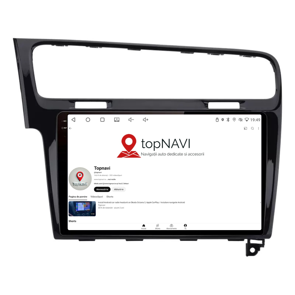 Navigatie Volkswagen Golf 7 (2012-2017), Android, Ecran 10 inch, 8GB RAM 256GB, black [7]