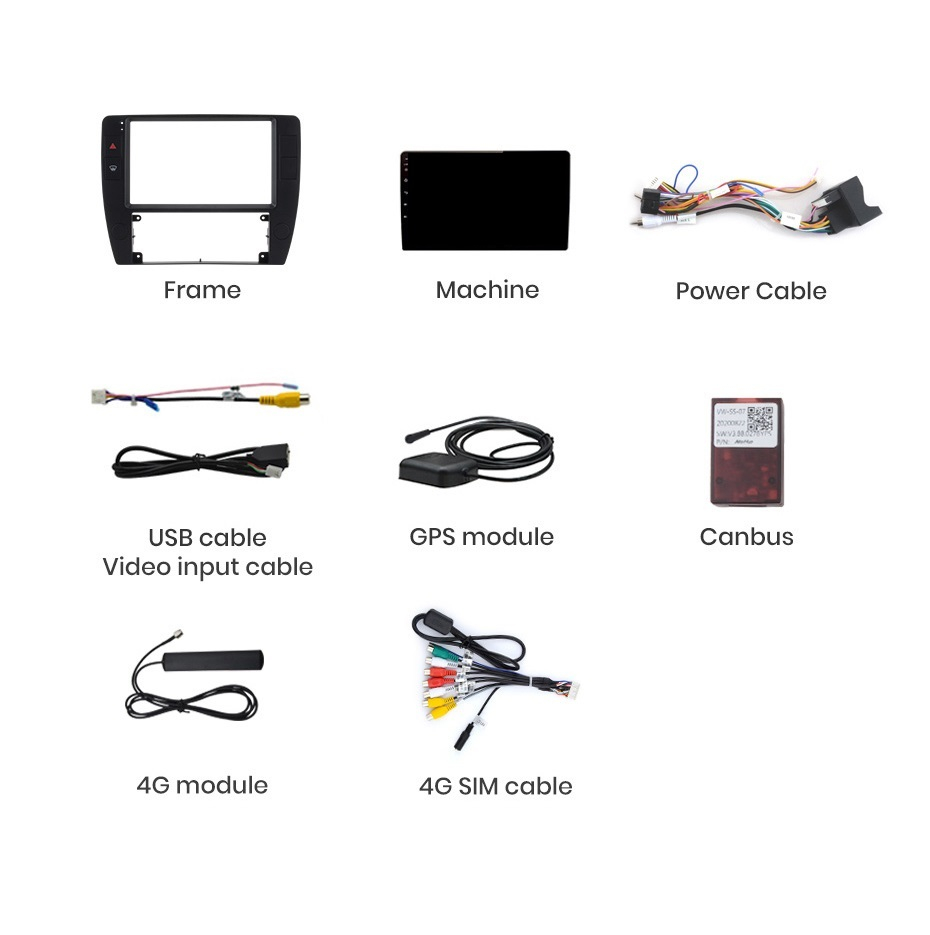 Navigatie VW Passat B5 (2000-2005), Android, Ecran 9 inch, 6GB RAM 128GB [8]