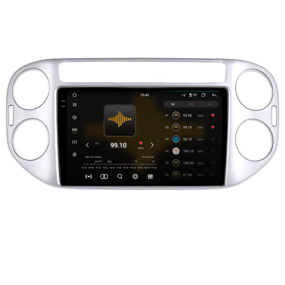 Navigatie Volkswagen Tiguan (2006-2016), Android, Ecran 9 inch 2K, 12GB RAM 256GB, 8-core [2]