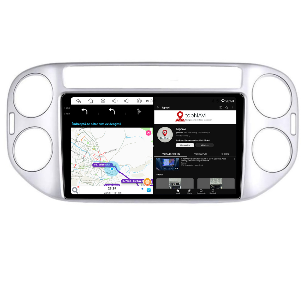 Navigatie Volkswagen Tiguan (2006-2016), Android, Ecran 9 inch, 6GB RAM 128GB [4]