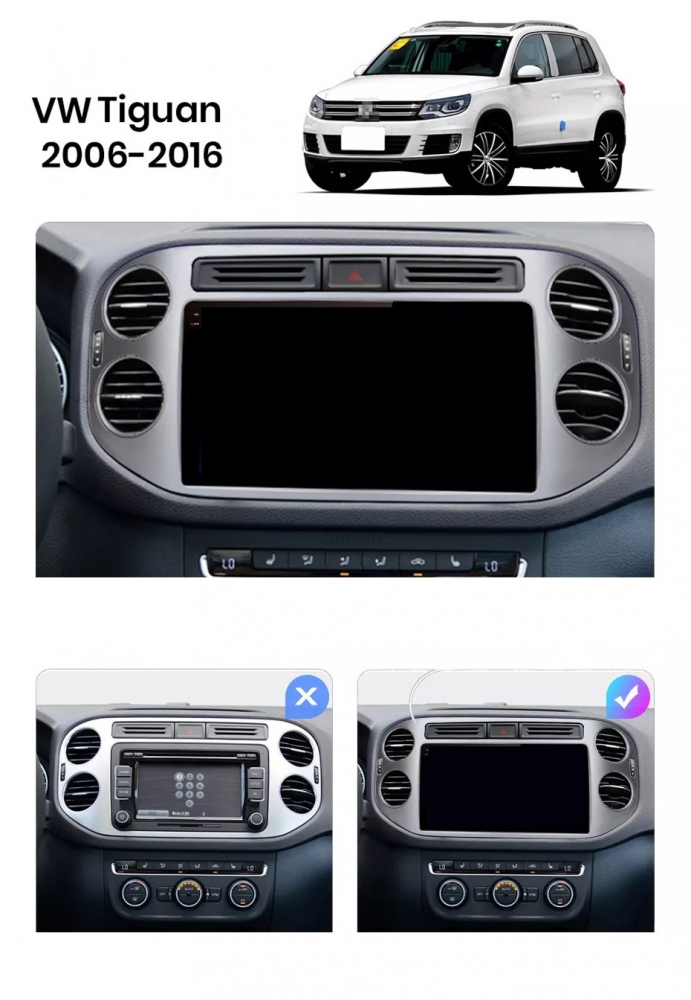 Navigatie VW Tiguan (2011-2016), Android, Ecran 9 inch, 2GB RAM 32GB [6]