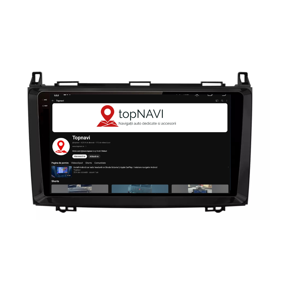 Navigatie Mercedes Sprinter, Vito, B200, A180 clasa A w169, clasa B w245, w209, viano, vw crafter, Android 13,Ecran 2K, 4GB RAM 64GB, Octa Core, carplay /android auto [6]