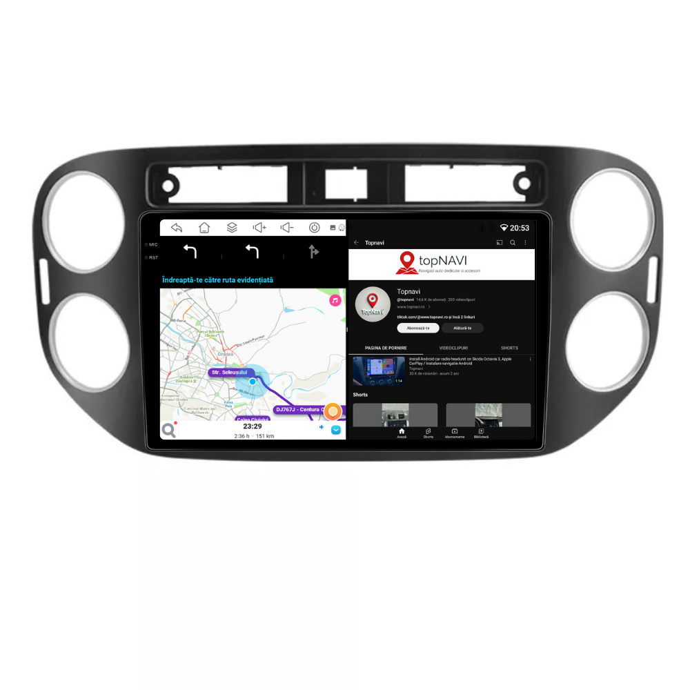 Navigatie Volkswagen Tiguan (2011-2016), Android, Ecran 9 inch, 6GB RAM 128GB [4]