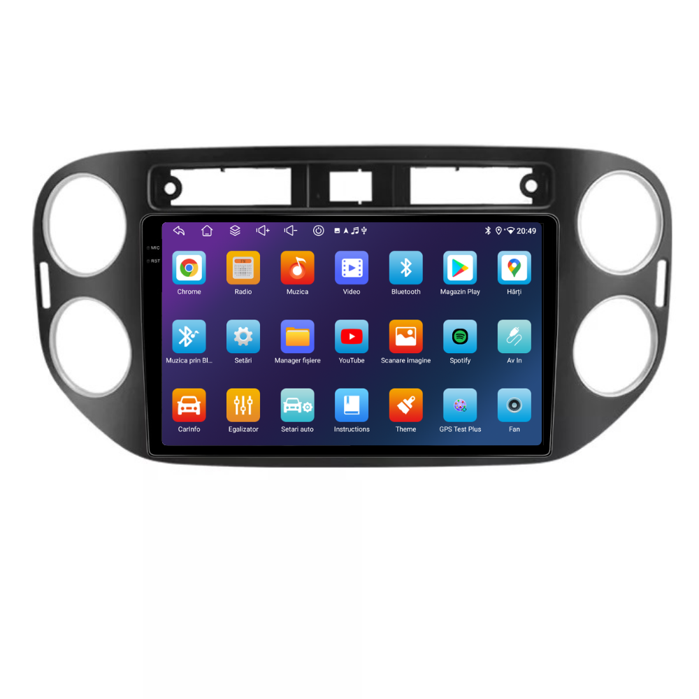 Navigatie Volkswagen Tiguan (2011-2016), Android, Ecran 9 inch, 6GB RAM 128GB [2]