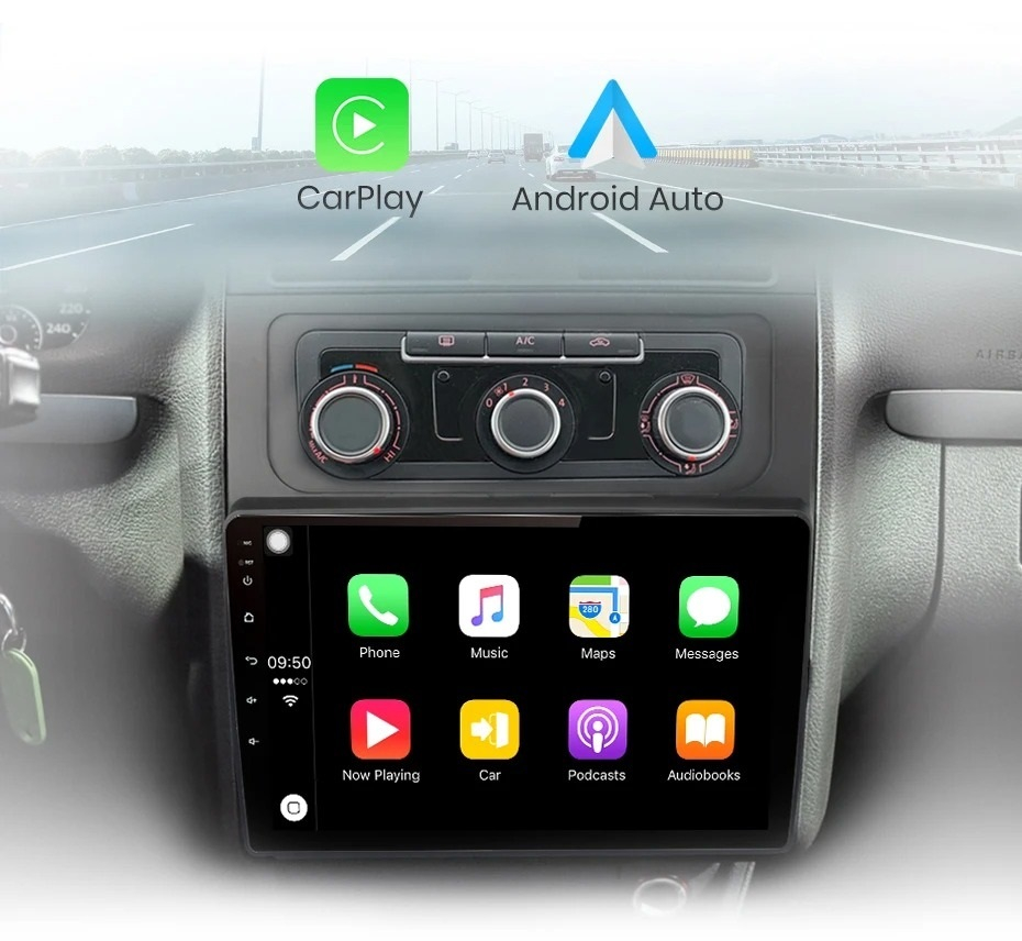 Navigatie Volkswagen Touran 2 (2011-2015) Android 12, 1GB RAM 32GB, google maps, youtube, wifi, waze, bluetooth [4]