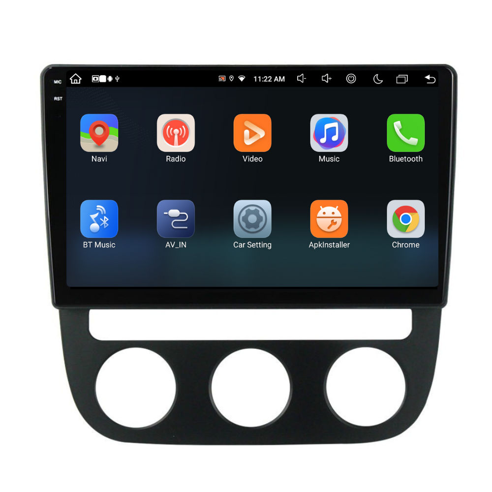 Navigatie Volkswagen Golf 5 (2004-2009), Android, Ecran 10 inch, 4GB RAM 64GB, 8-core [6]
