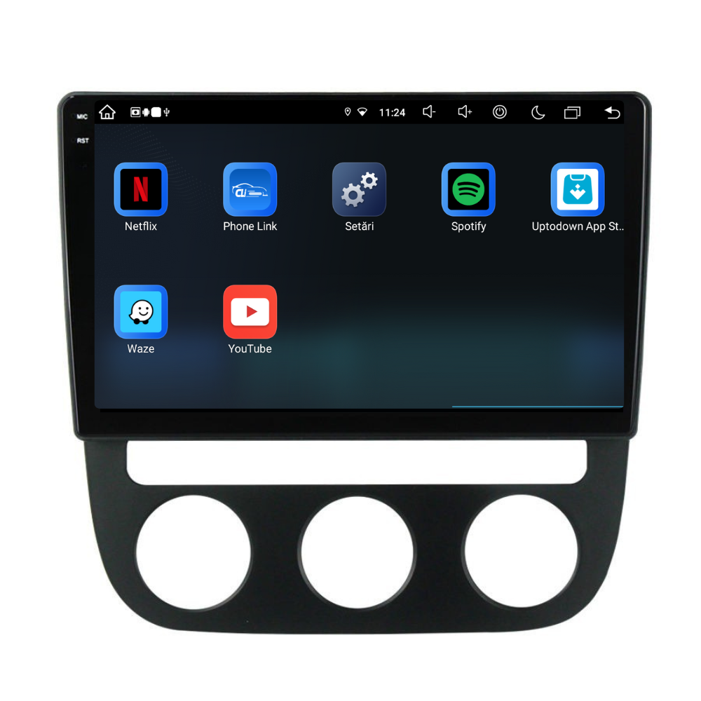 Navigatie Volkswagen Golf 5 (2004-2009), Android, Ecran 10 inch, 4GB RAM 64GB, 8-core [4]