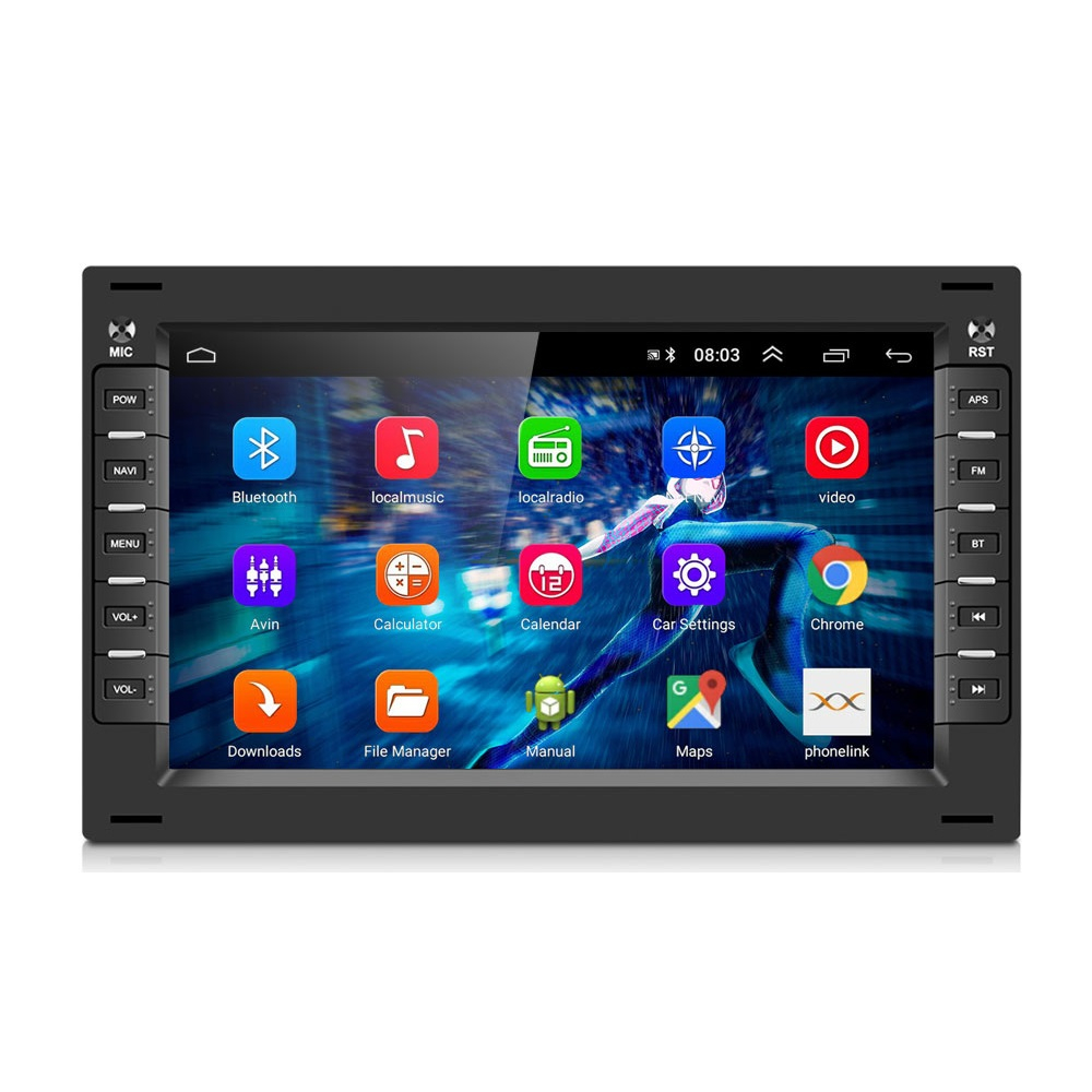 Navigatie vw golf 4, passat b5, sharan, transporter t5, bora, polo, android, 2GB 64GB [4]