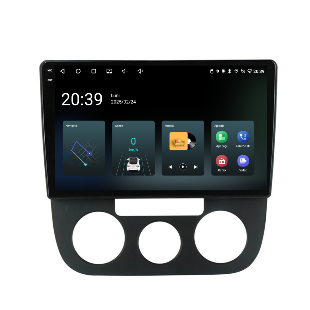 Navigatie VW Golf 5 (2004-2009), Android, Ecran 10 inch, 2GB RAM 32GB [4]