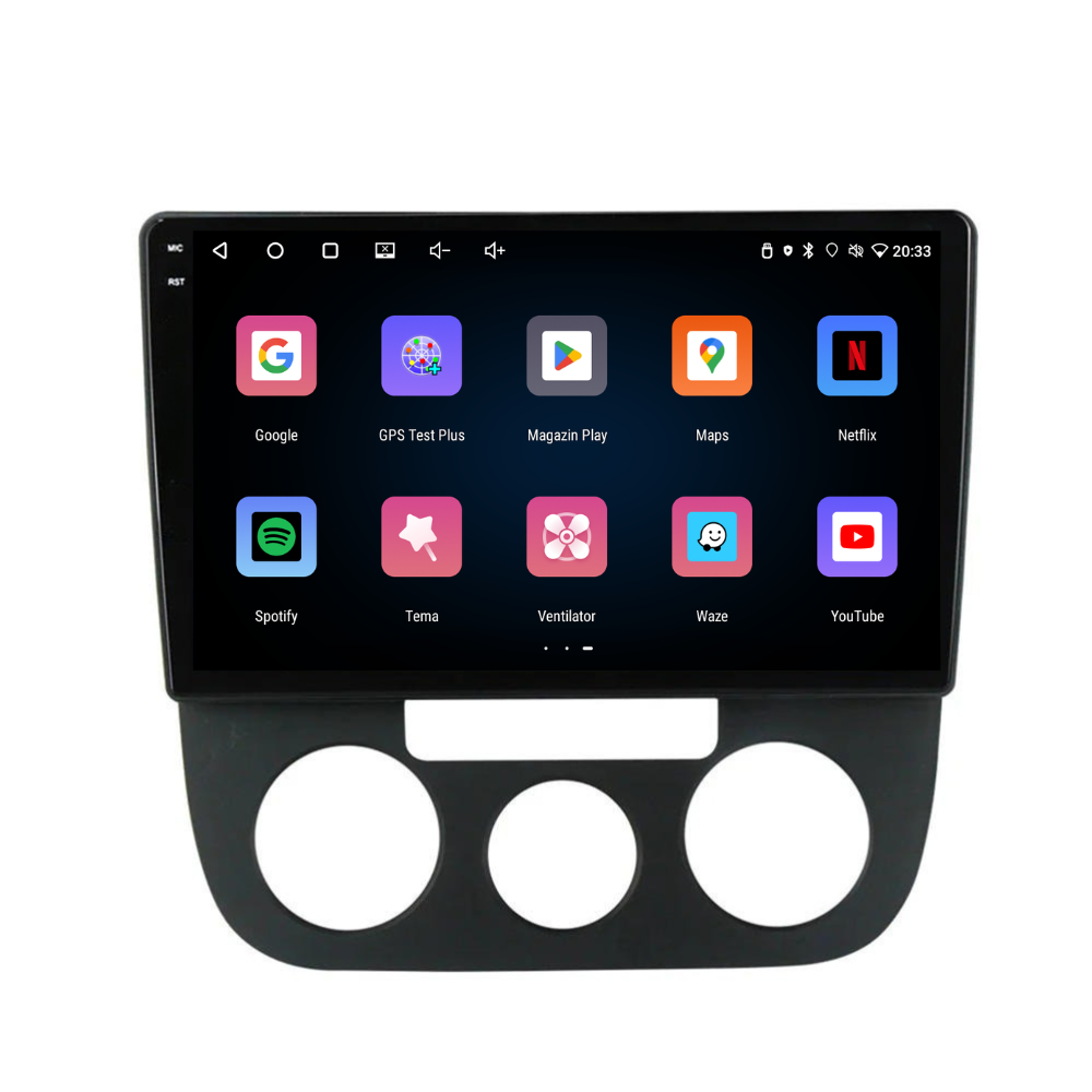 Navigatie VW Golf 5 (2004-2009), Android, Ecran 10 inch, 2GB RAM 32GB [2]
