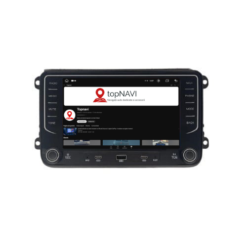 Navigatie VW Eos (2006 - 2013), Android, Ecran 7 inch, 2GB RAM 64GB, butoane tactile [2]