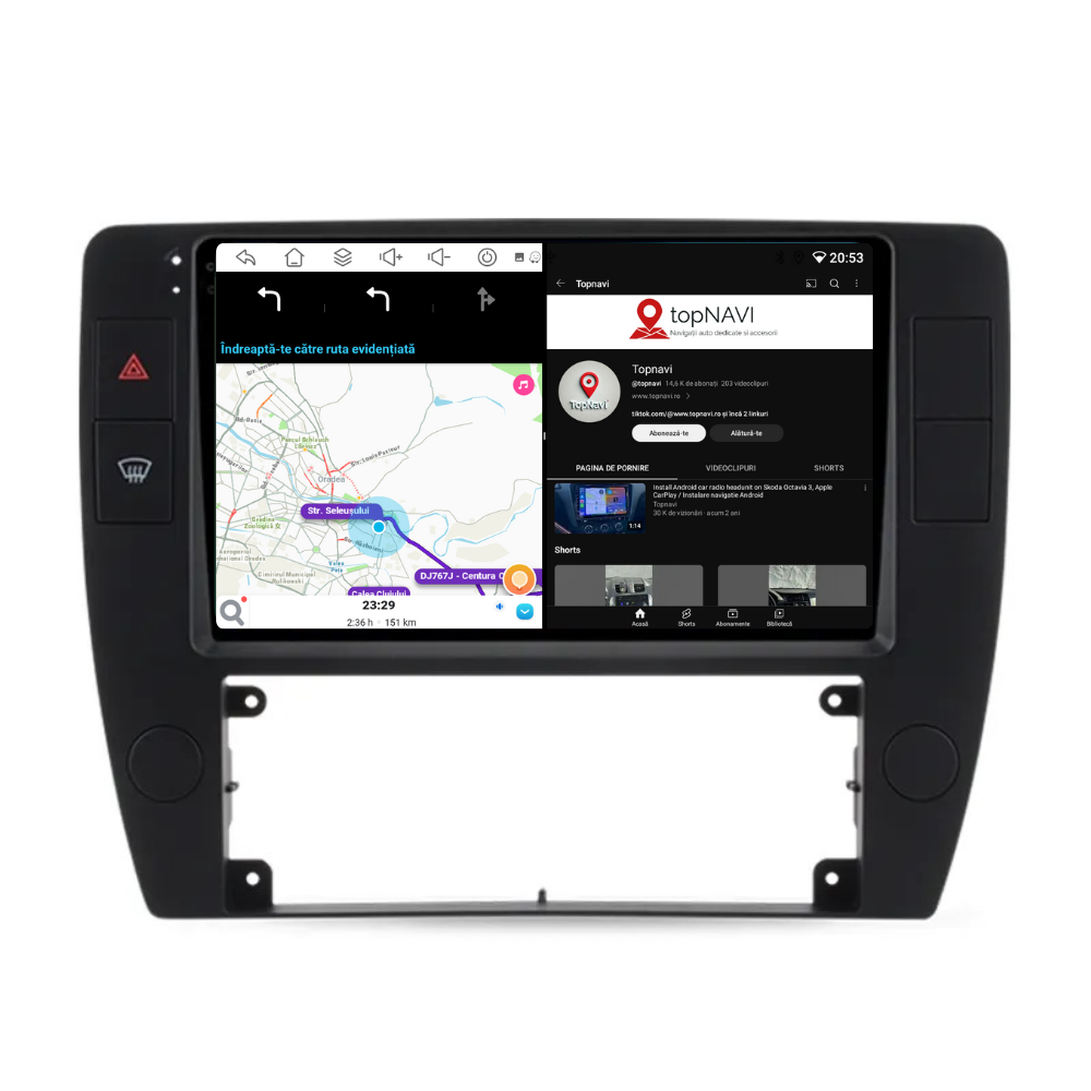 Navigatie VW Passat B5 (2000-2005), Android, Ecran 9 inch, 6GB RAM 128GB [4]