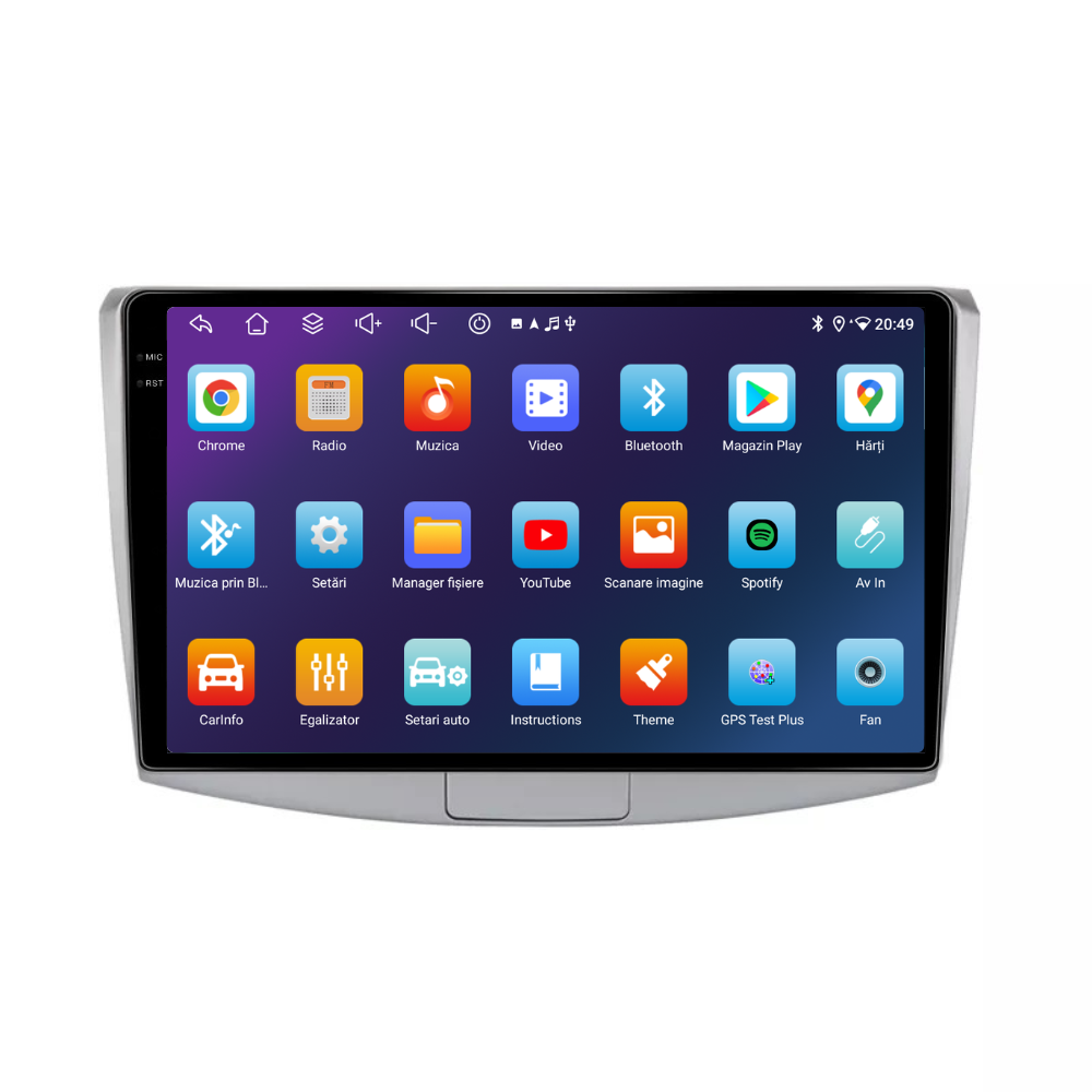 Navigatie Vw Passat B6 (2005-2014), Android, Ecran 10 inch, 6GB RAM 128GB [2]
