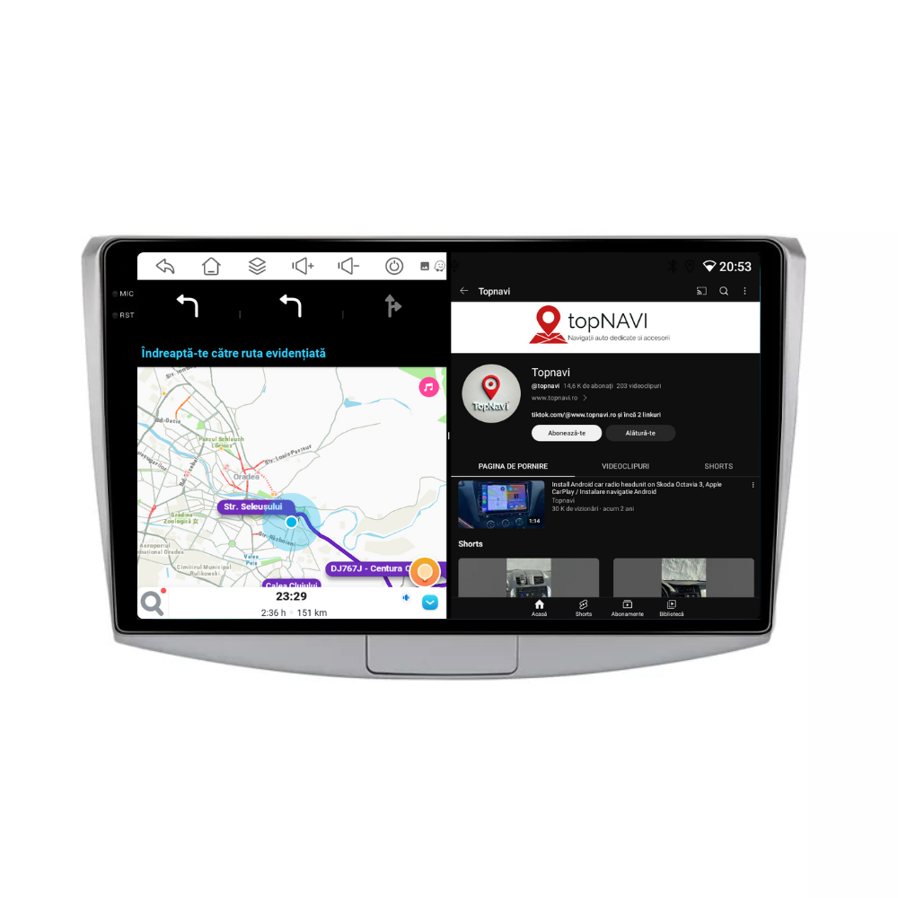 Navigatie Vw Passat B6 (2005-2014), Android, Ecran 10 inch, 6GB RAM 128GB [5]