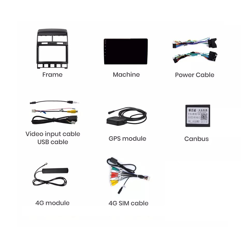 Navigatie Volkswagen Touareg (2002-2010), Android, Ecran 9 inch, 4GB RAM 64GB, 8-core [8]
