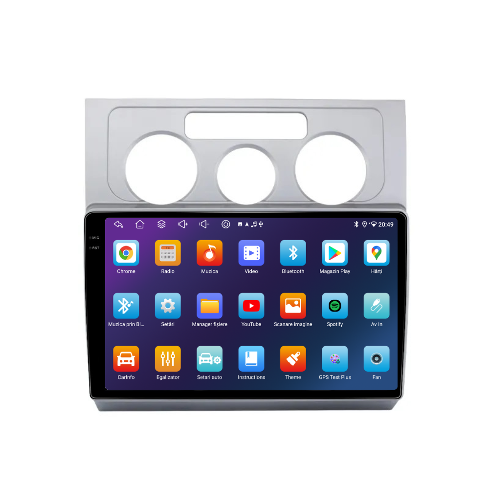 Navigatie VW Touran (2003-2010), Android, Ecran 10 inch, 6GB RAM 128GB [2]