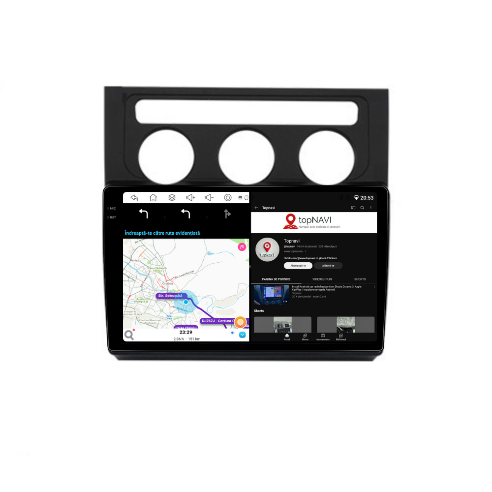Navigatie VW Touran (2003-2010), Android, Ecran 10 inch, 6GB RAM 128GB [4]