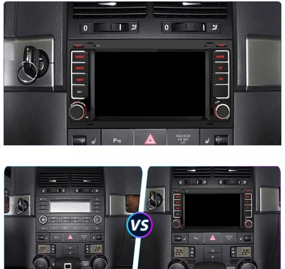 Navigatie VW Multivan T5 (2003-2016), Android, Ecran 7 inch, 2GB RAM 64GB [3]