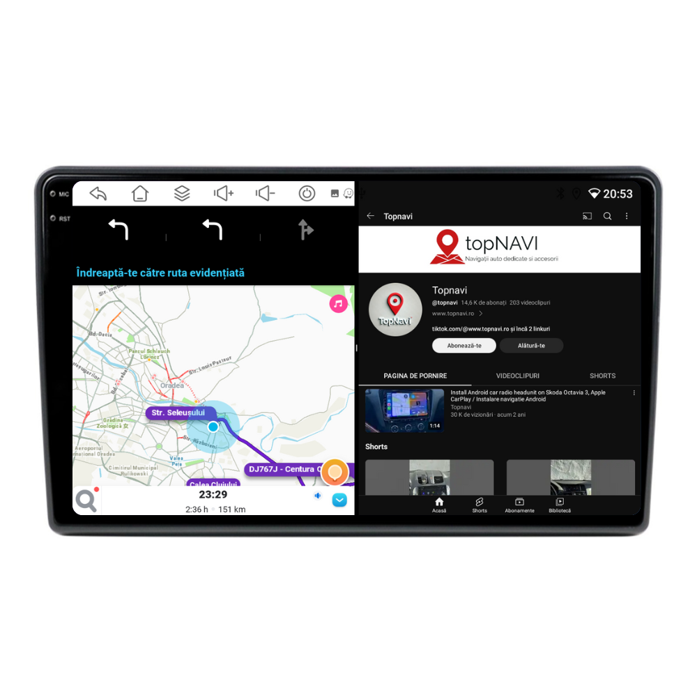 Navigatie Opel Zafira (2004-2014), Ecran 9 inch, 4GB RAM 64GB, 8-core [5]