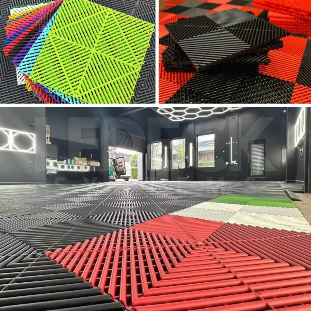 Pardoseala modulara garaj 0.96mp, grosime 1.8, 40x40cm, gri [8]