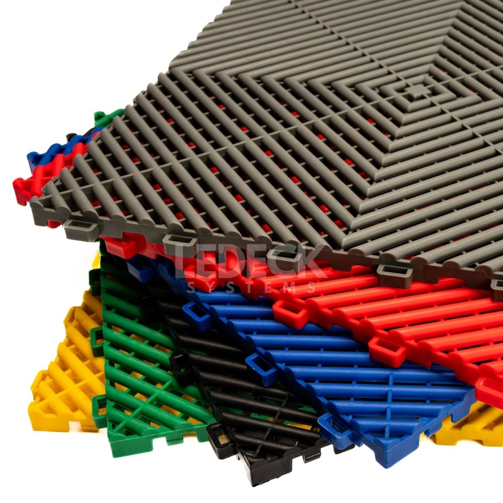 Pardoseala modulara garaj 0.96mp, grosime 1.8, 40x40cm, gri [7]