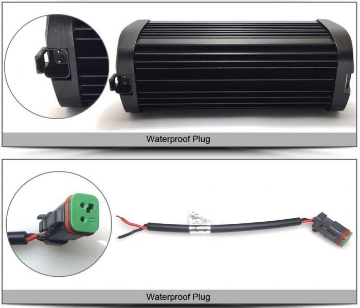 Proiector Ledbar Offroad 60W 6D 12V-24V, 6480 Lumeni, 37 cm [8]