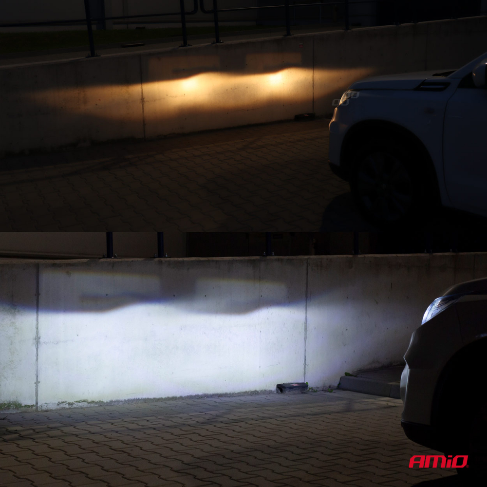 Set 2 becuri LED H7 6000k 50W [2]