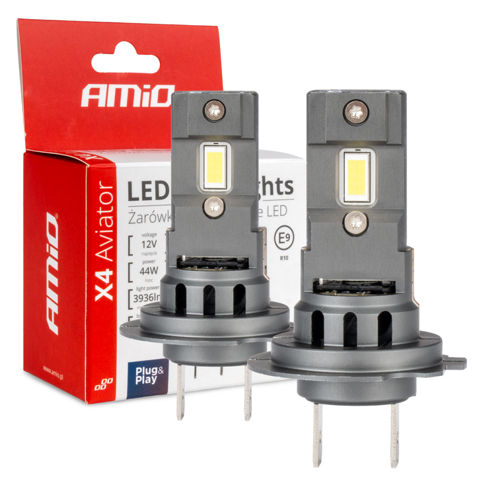 Set 2 becuri LED seria X, H7 6500k 44W [5]