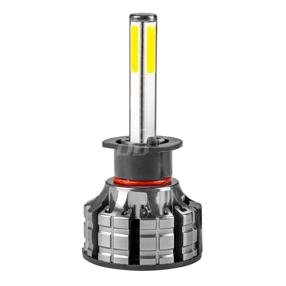 Set 2 buc. bec led H1, 6500K, led COB cu ventilator, 12-24V [3]