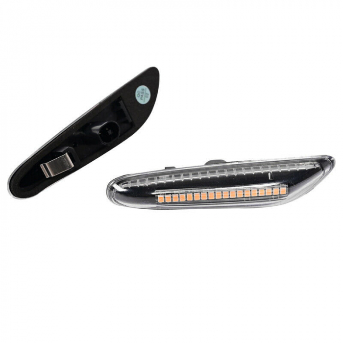 Set 2 Semnalizari Aripa LED Dinamice pentru BMW X1 E84, X3 E83, E60, E90, E91, E92, E93, E81, E82, E88 [2]