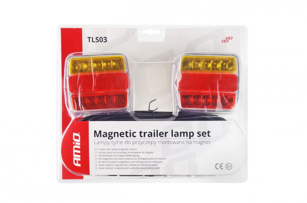 Set stopuri lampa spate trailer / remorca cu prindere magnetica [2]